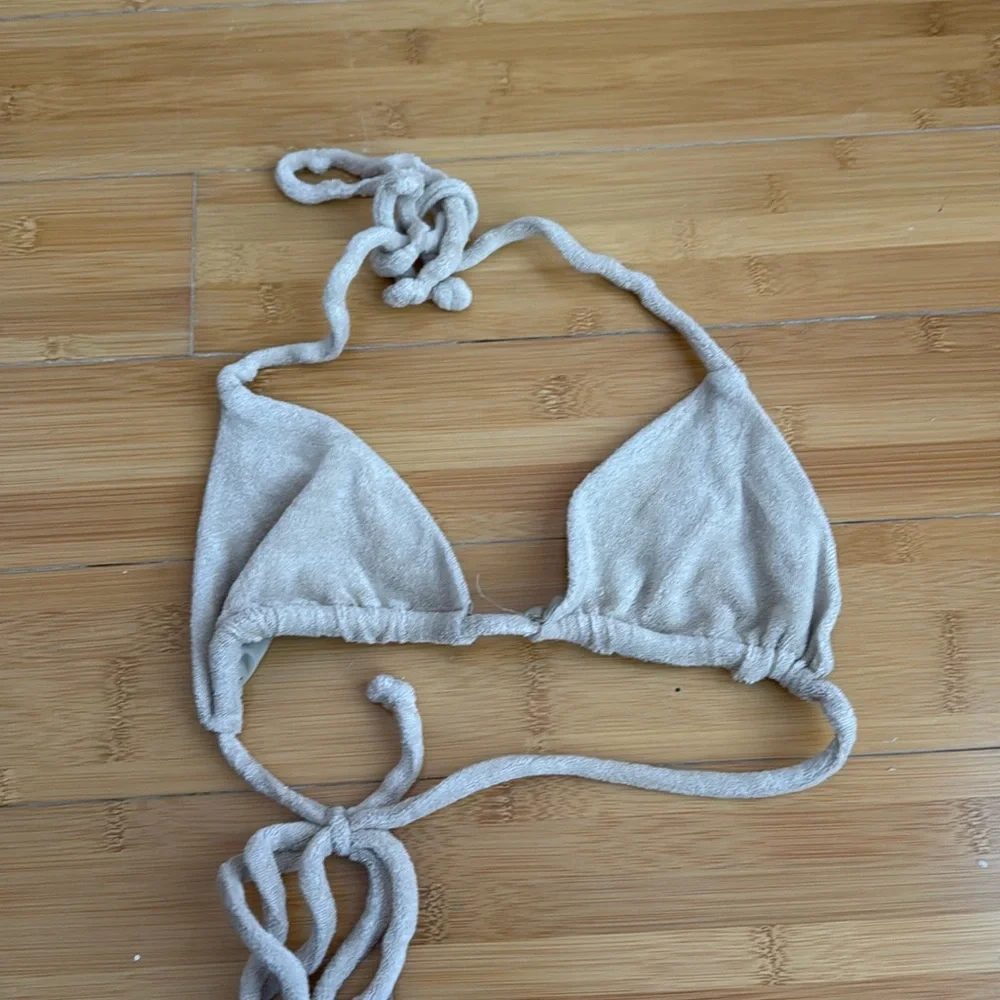 Frankies Bikinis tan towel material l string bikini - Picture 1 of 4